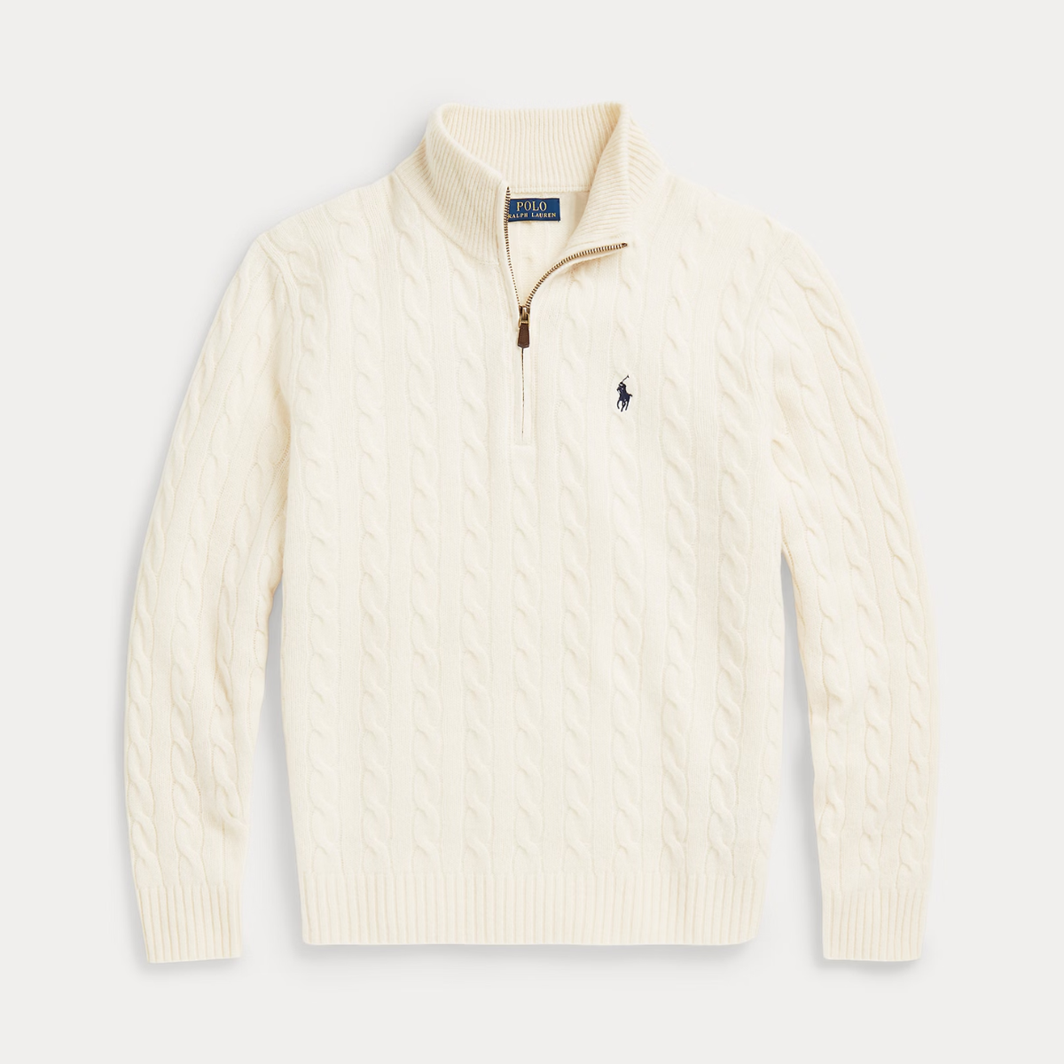 Pull en Laine et Cachemire à Motif Torsadé