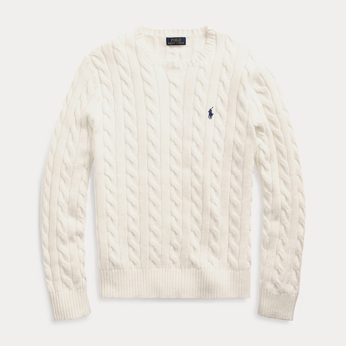 Pull en Coton à Motif Torsadé