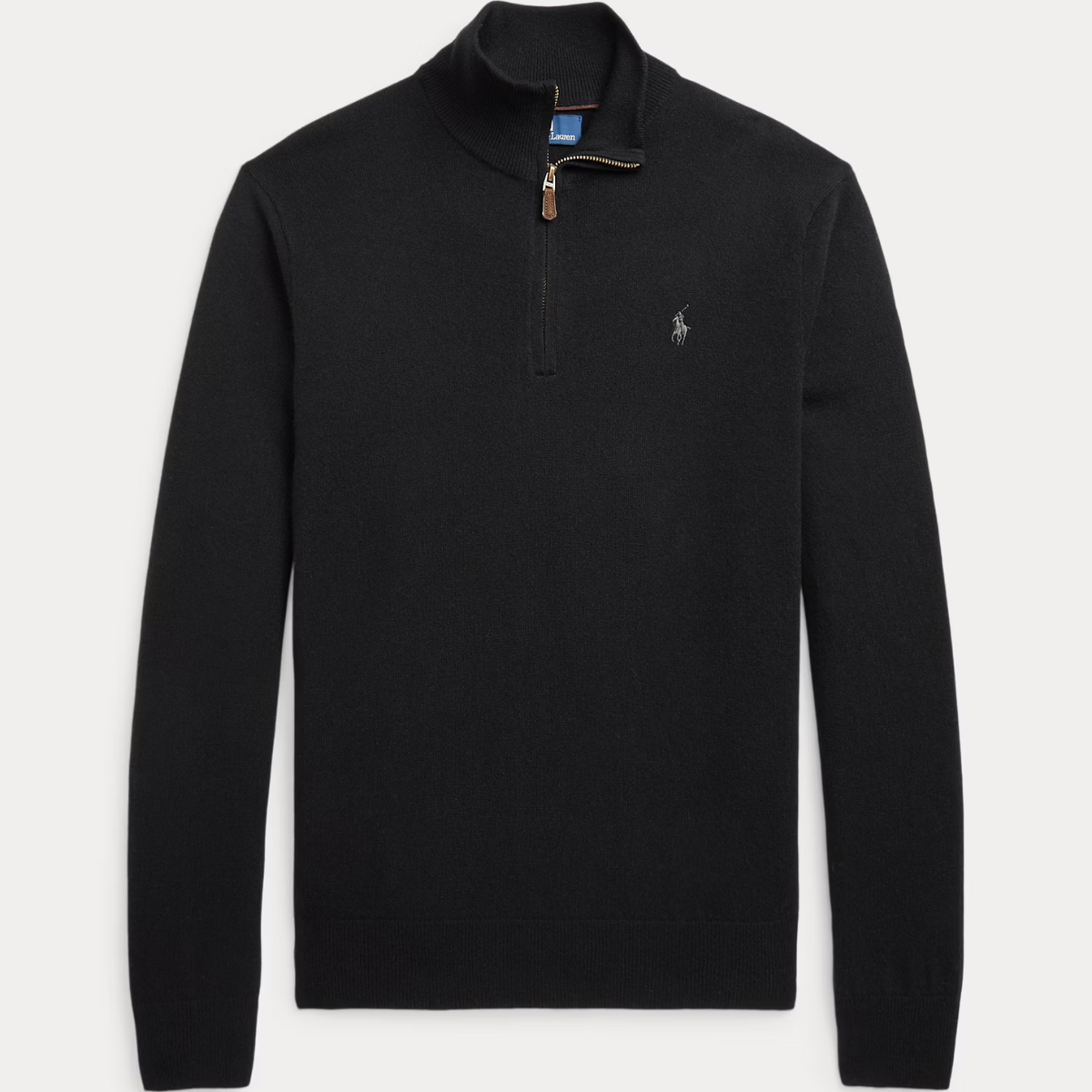 Pull en Laine à Fermeture Éclair Quart